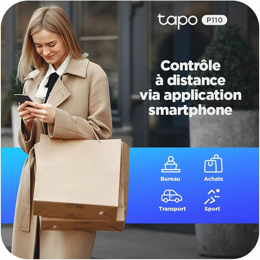 TP LINK Tapo P110 Prise connectée TP LINK sur Materiel net