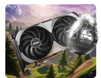 Concours Fortnite Easter Deathrun x 250+ Levels - Prix Easter Silver : MSI GeForce RTX 4070 Super