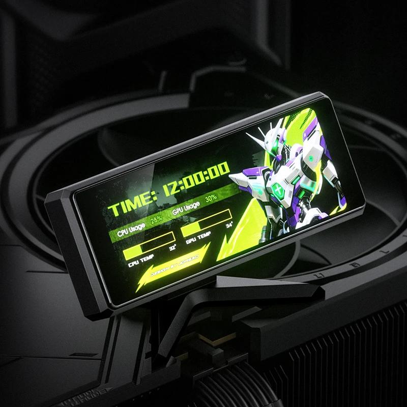 Écran déporté Jonsbo DS339 Noir pour configuration PC