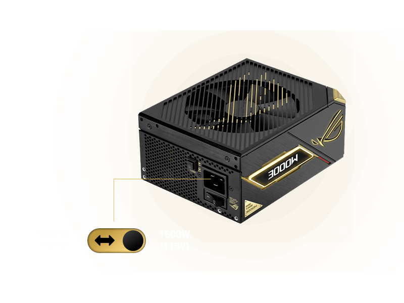 Refroidissement de l'alimentation ASUS ROG Thor 3000W Titanium III Edition 20