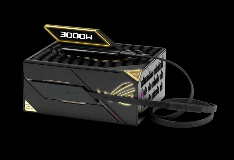 Écran OLED de l'alimentation ASUS ROG Thor 3000W Titanium III Edition 20