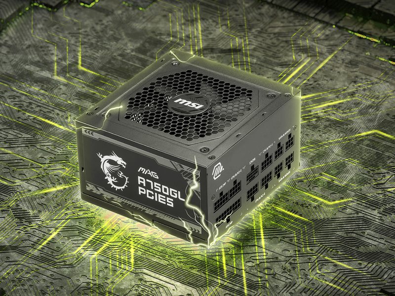 alimentation MSI MAG A750GL PCIe5