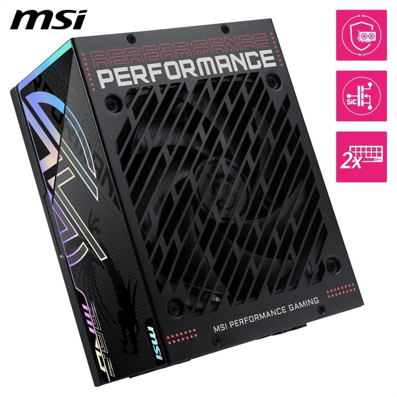 Refroidissement de l'alimentation MSI MPG Ai1600TS PCIE5