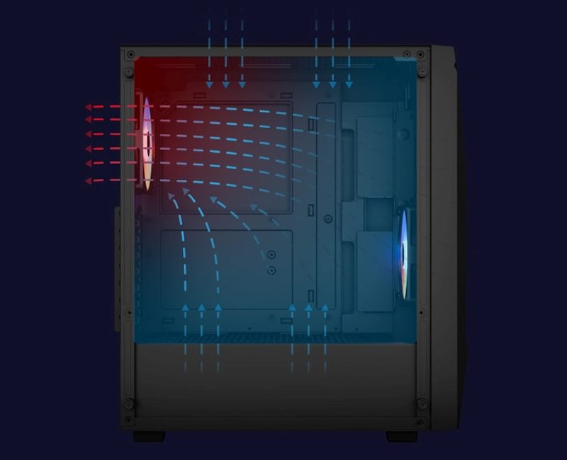 AeroCool Player V1 - Vue latérale