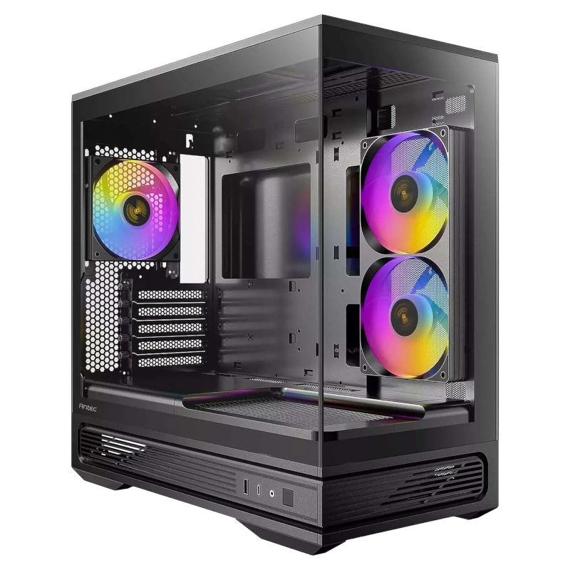 Boîtier Mini Tour Antec C2M ARGB noir avec verre trempé panoramique