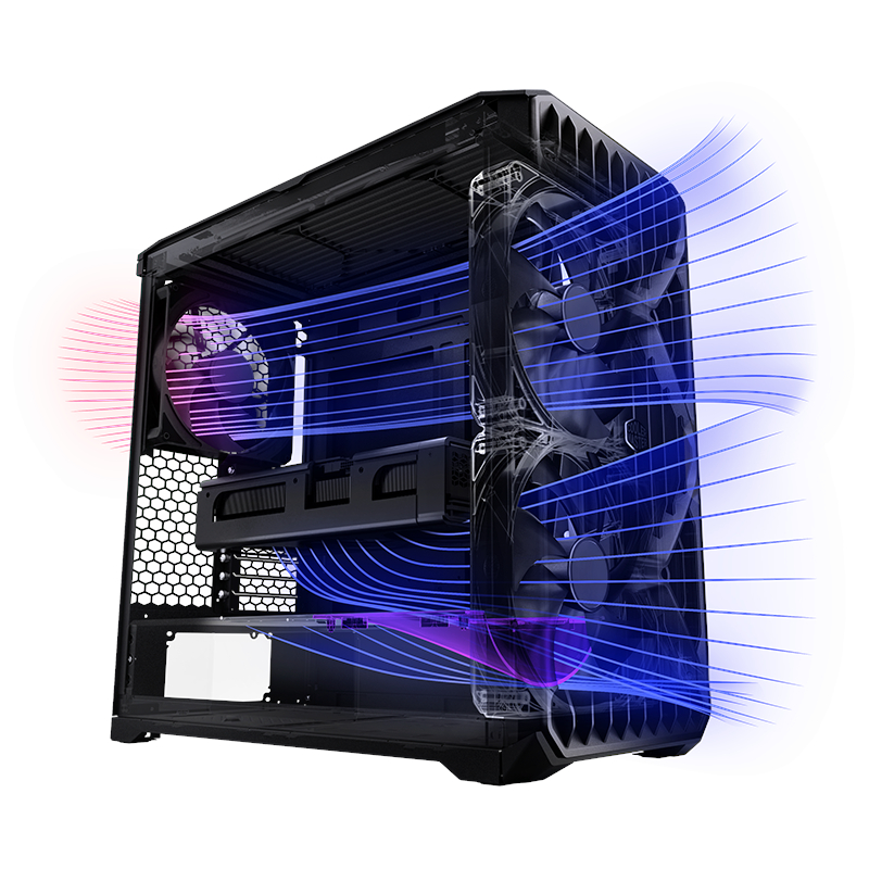 Boîtier PC Cooler Master HAF II 500 Noir