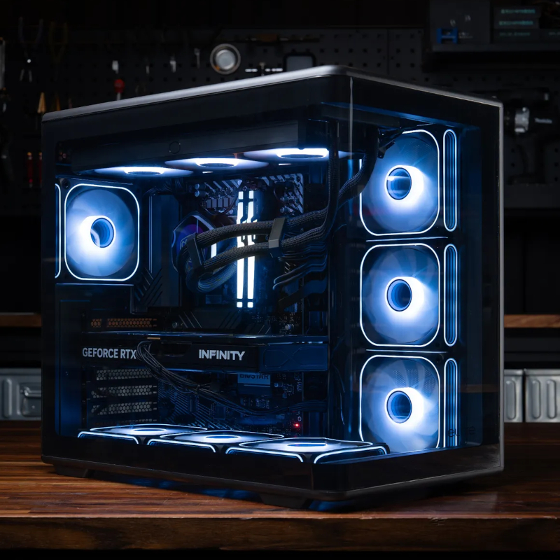 Boîtier PC Cooler Master Elite 600 ARGB noir avec verre trempé et ventilateurs ARGB