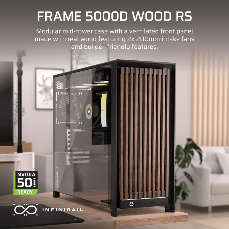 Boîtier PC Corsair FRAME 5000D Wood RS