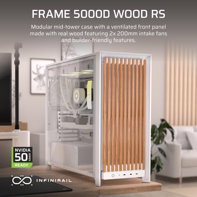 Boîtier PC Corsair FRAME 5000D Wood RS