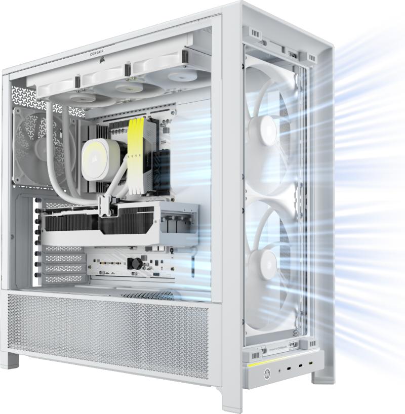 Système de refroidissement du Corsair FRAME 5000D Wood RS