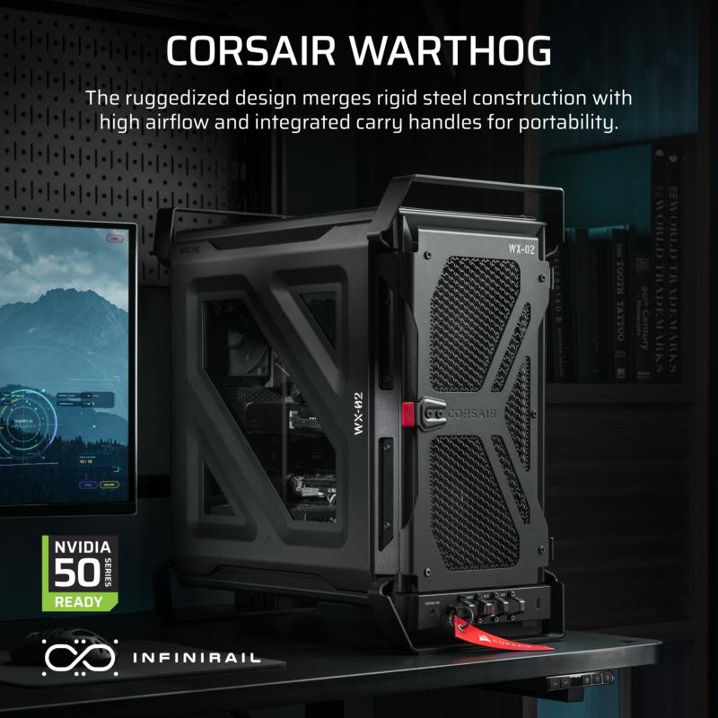 Boîtier PC CORSAIR WARTHOG Airflow noir