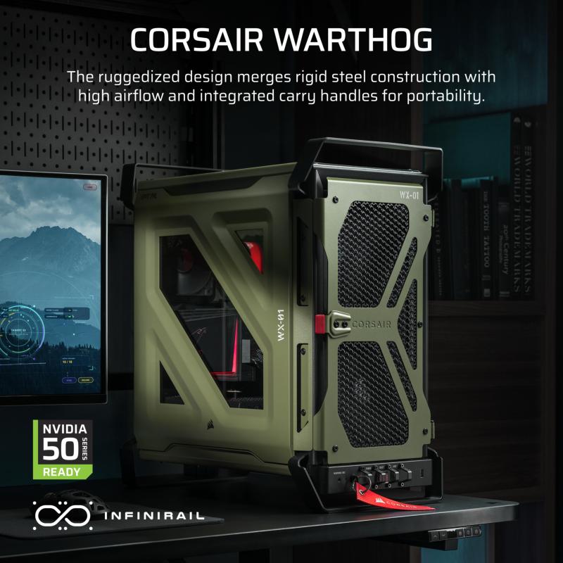 Boîtier PC CORSAIR WARTHOG Airflow noir