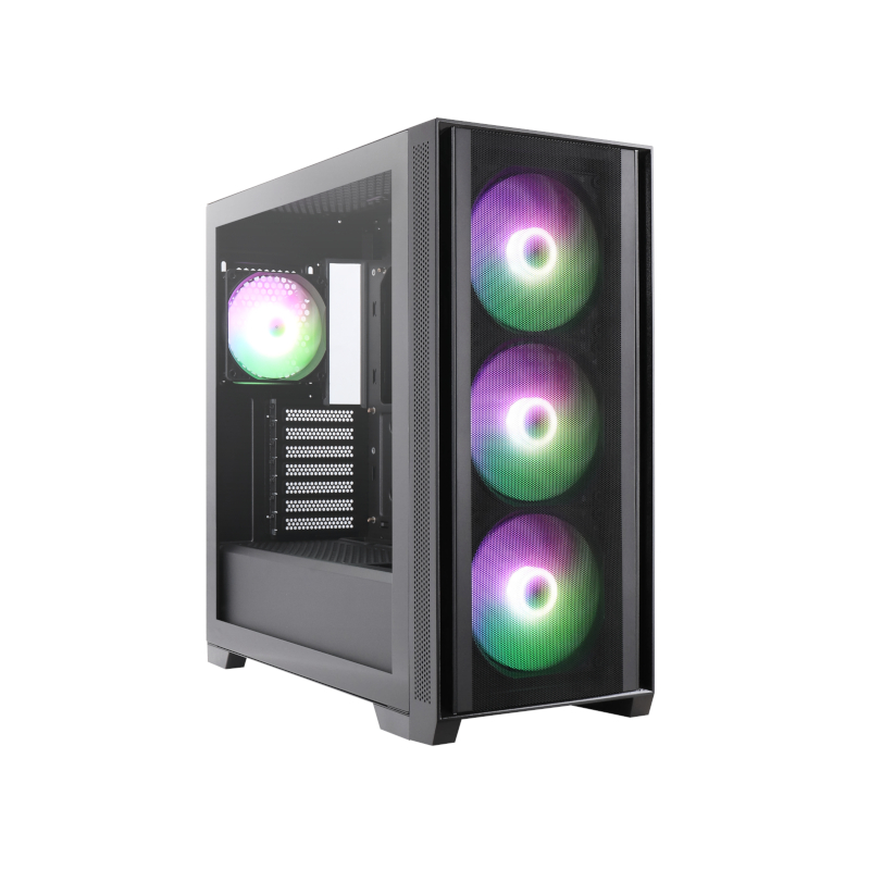 boitier Fox Spirit FG2 noir avec éclairage ARGB