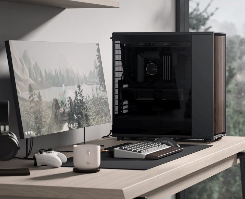 Fractal Design North XL TG - Noir - Vue latérale
