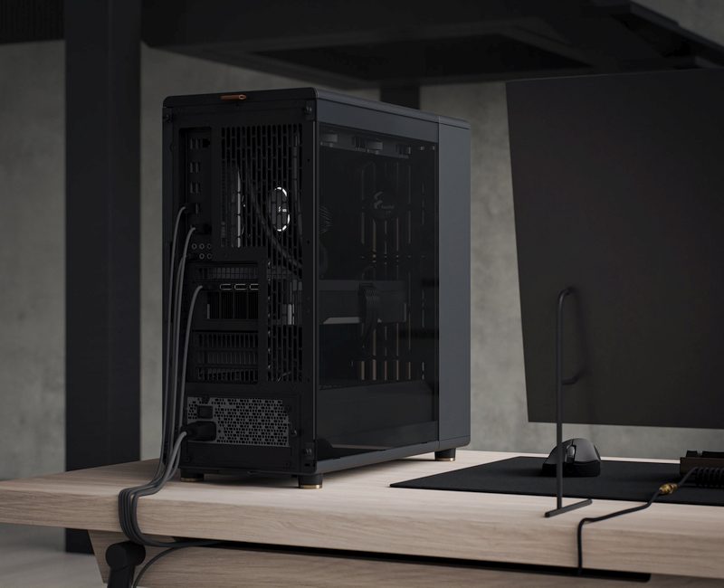 Fractal Design North TG - Noir - Vue latérale