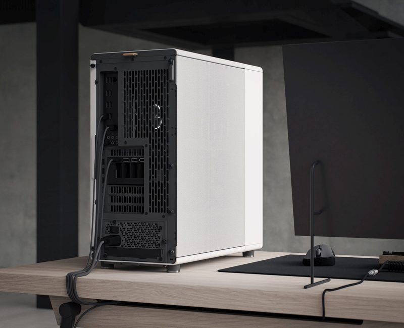 Fractal Design North Mesh - Blanc - Vue latérale