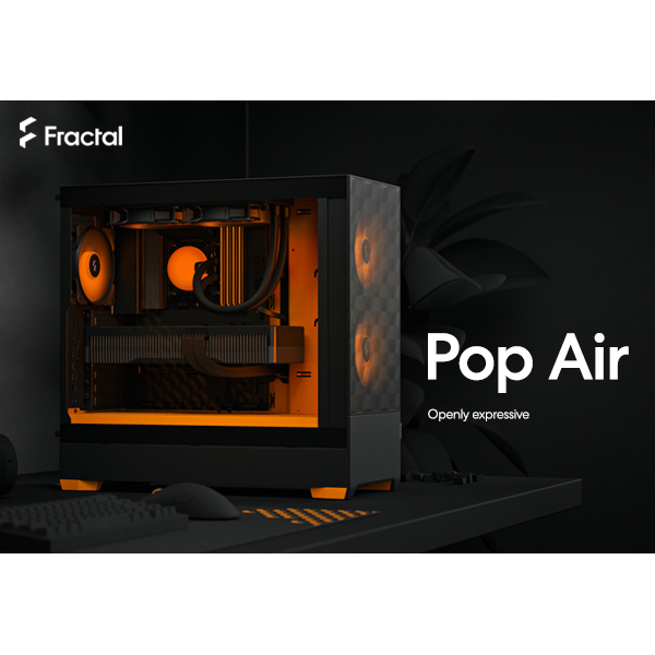 Fractal Design Pop Air RGB TG - Noir - Boîtier PC Fractal Design sur