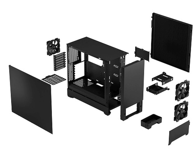 Fractal Design Pop Silent Solid - Noir