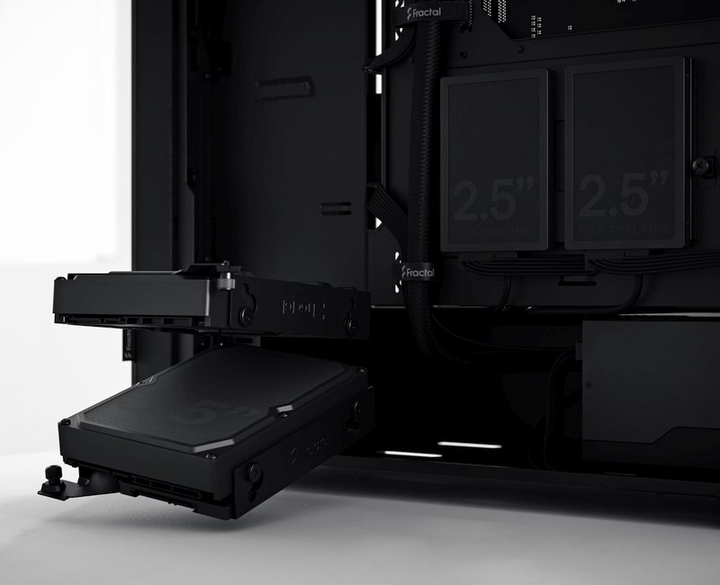 Fractal Design Pop Silent Solid - Noir - Vue latérale