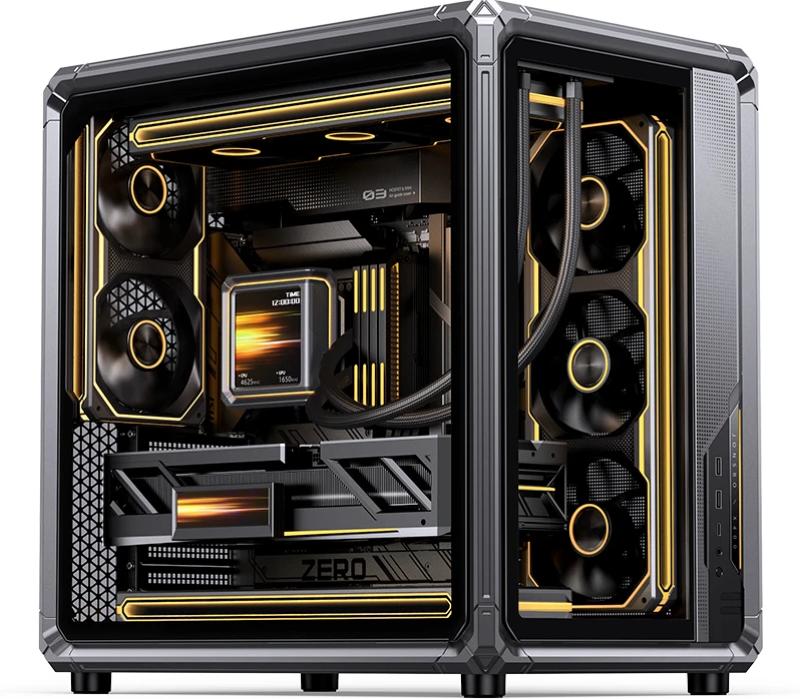 Espace intérieur du boîtier PC Jonsbo X400 Gris
