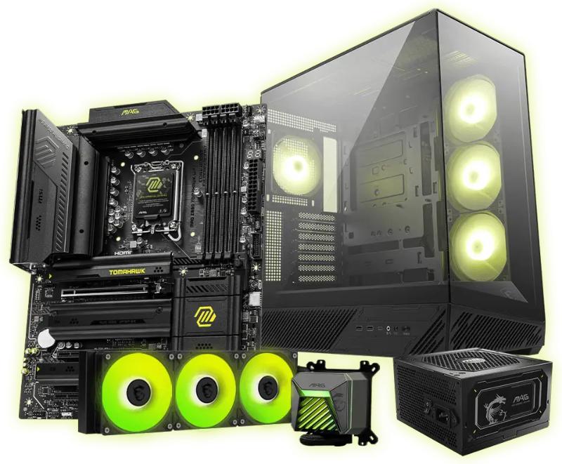 Design panoramique du MSI MAG PANO 130R PZ présenté en versions noire et blanche