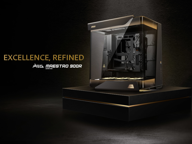 Boîtier grand tour MSI MEG MAESTRO 900R avec verre trempé panoramique