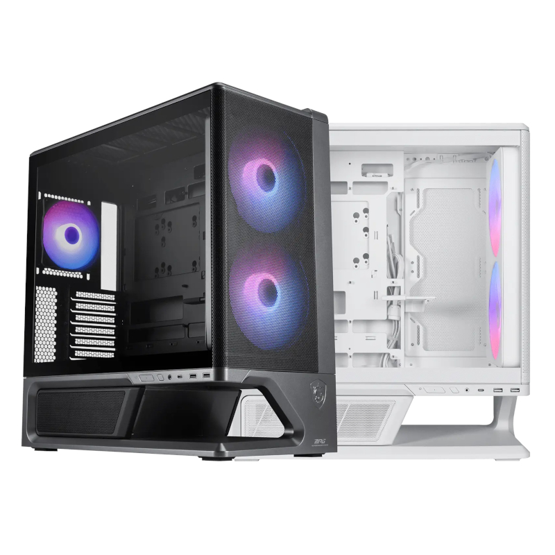 Ventilateurs ARGB latéraux de 140 mm et architecture de refroidissement du MSI MPG VIXTA 300R PZ