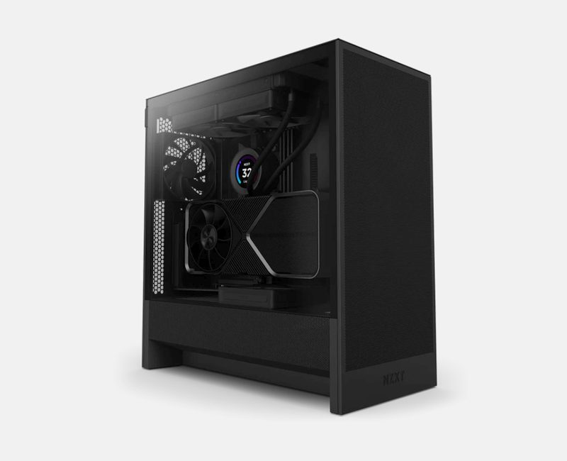 NZXT H5 Flow - Noir - Vue latérale