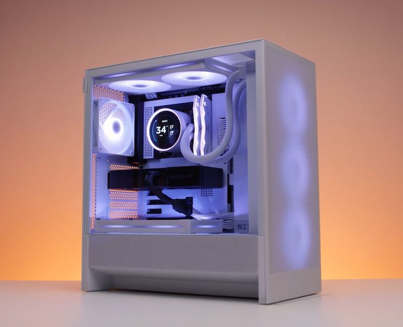 NZXT H5 Flow RGB - Blanc
