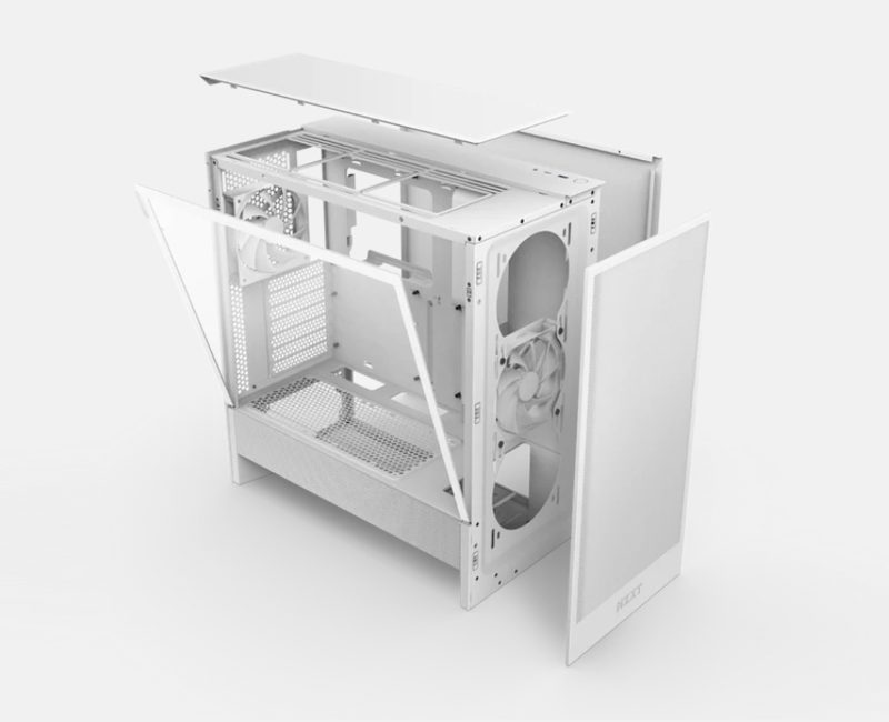 NZXT H5 Flow - Blanc