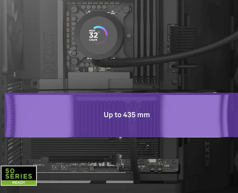 NZXT H9 Flow - Noir - Vue latérale