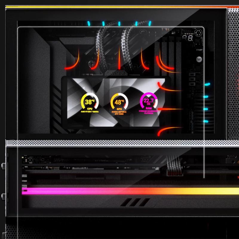 Refroidissement liquide et éclairage du Phanteks EX5-Max