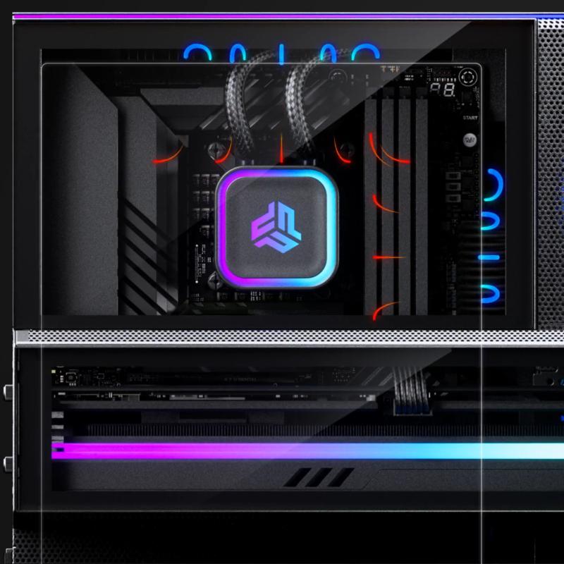 Aménagement interne et supports de stockage du Phanteks EX5-Plus