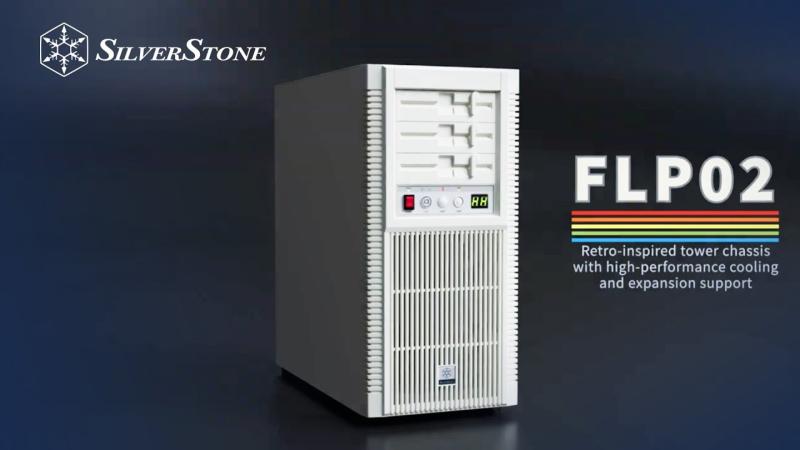 boitier SilverStone FLP02 vue avant retro