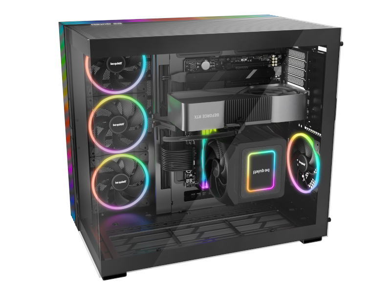 Design panoramique et éclairage ARGB du be quiet! Light Base 900 DX