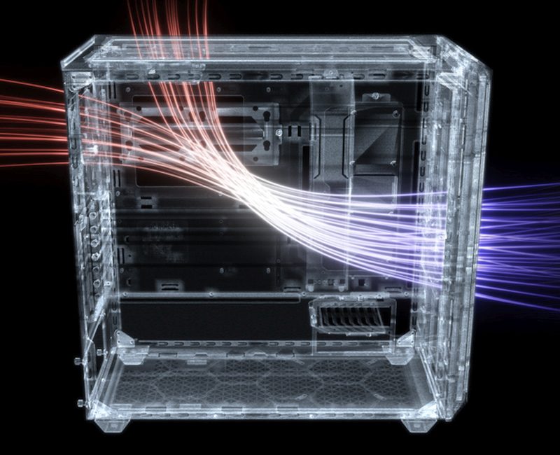 be quiet! Shadow Base 800 - Vue latérale