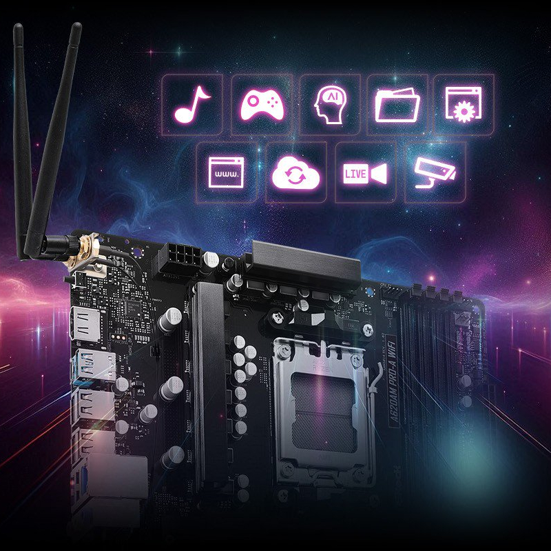 Carte mère ASRock A620AM Pro-A WiFi