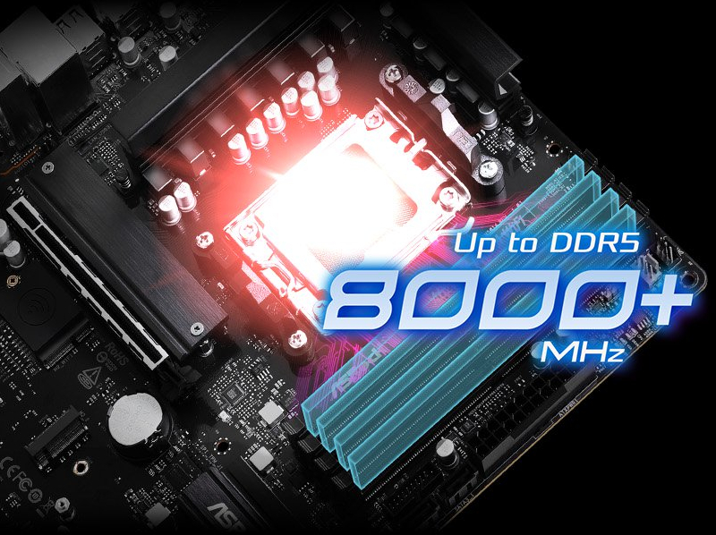 Connectique et composants de la carte mère ASRock A620AM Pro-A WiFi