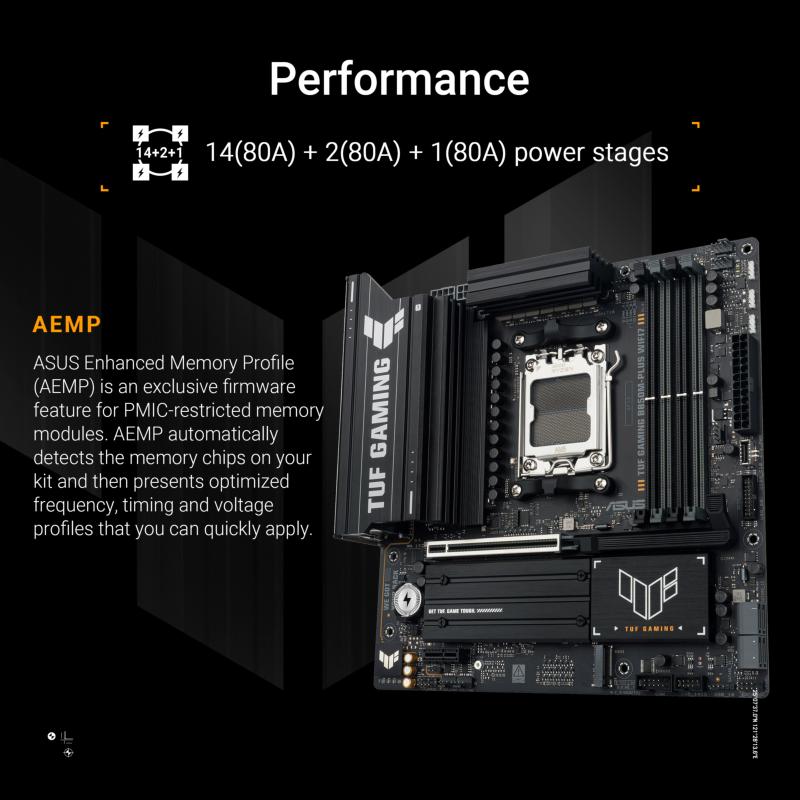 Carte mère ASUS TUF GAMING B850M-PLUS WIFI7