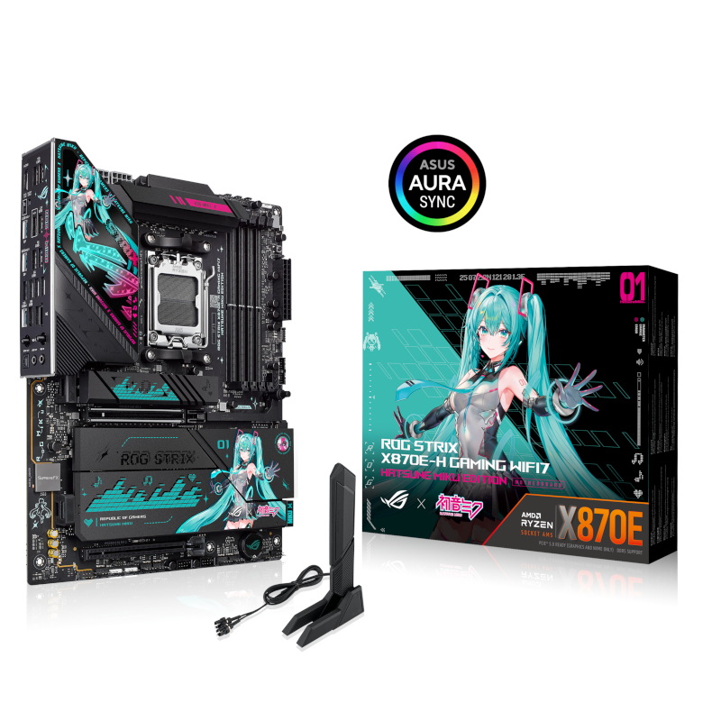 ROG Strix X870E-H Gaming WiFi7 Hatsune Miku Edition