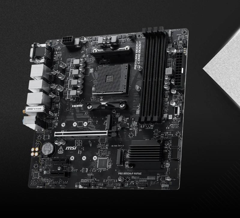 Carte mère MSI PRO B550M-P WIFI6E