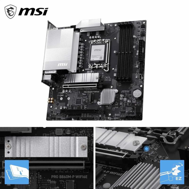 Carte mère MSI PRO B860M-P WIFI6E