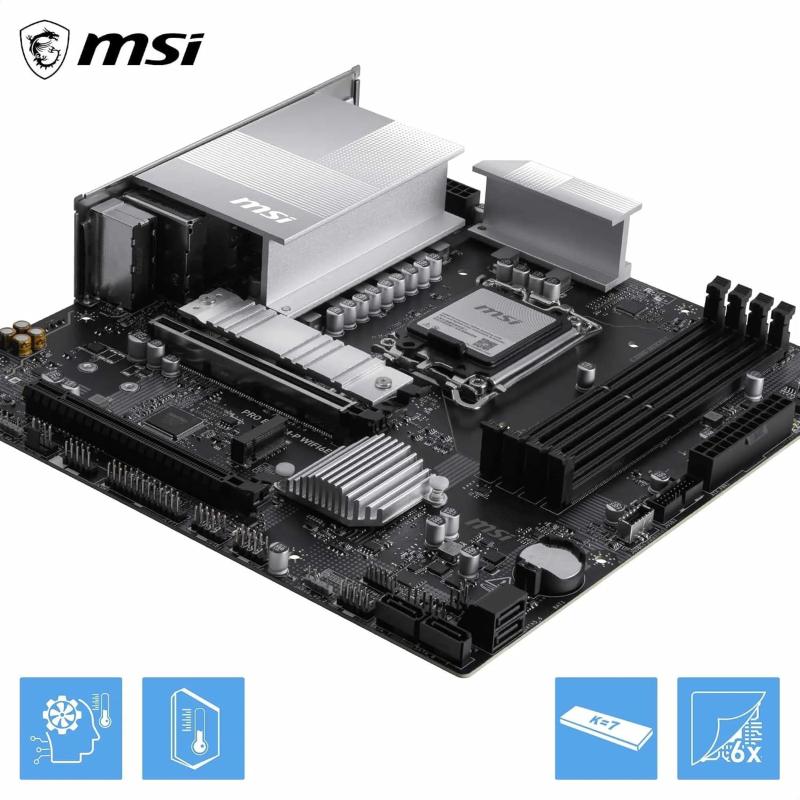 Connectivité de la carte mère MSI PRO B860M-P WIFI6E