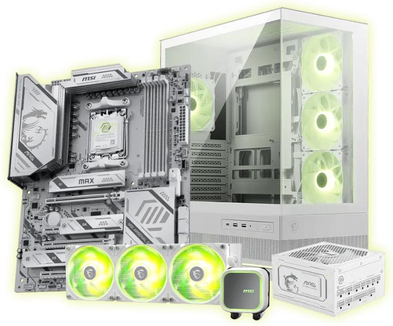 Carte mère MSI MAG X870E Gaming Plus Max WiFi vue générale