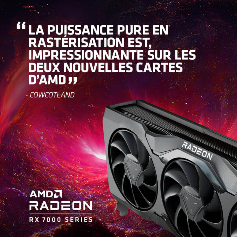 Radeon RX 7700 XT : la future carte graphique RDNA 3 d'AMD devrait