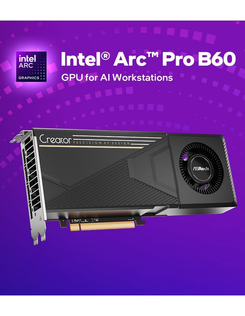 Carte graphique Intel Arc Pro B60 Creator 24GB