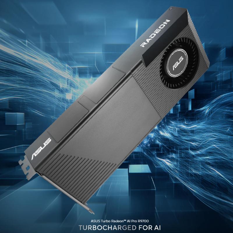 Carte graphique ASUS TURBO Radeon AI PRO R9700
