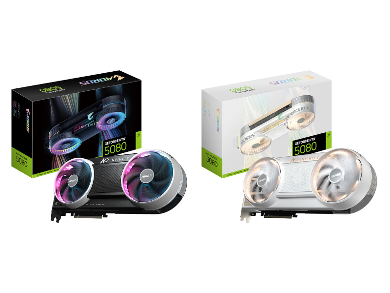 Architecture NVIDIA Blackwell de la Gigabyte AORUS RTX 5080 INFINITY WOOD