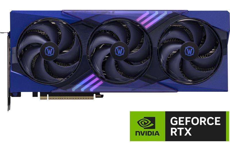 Carte graphique RTX 5070 World of Warcraft MIDNIGHT VOID