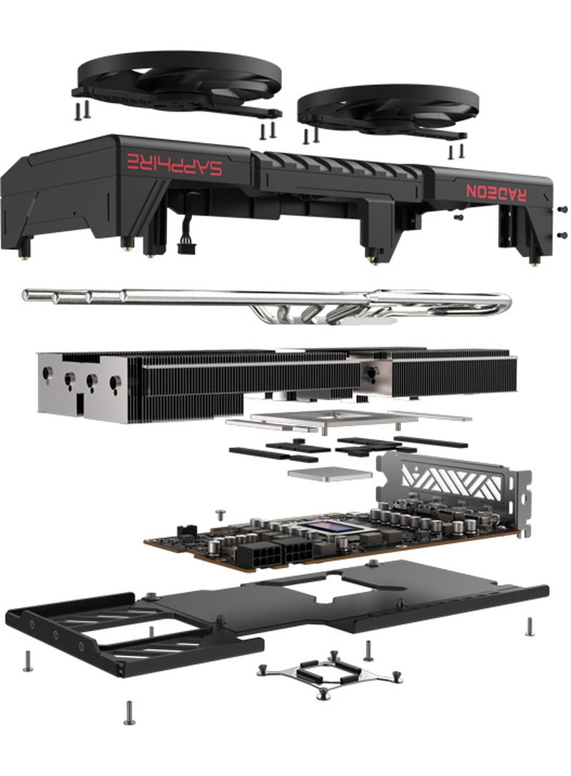 Refroidissement Sapphire PULSE RX 9070 GRE